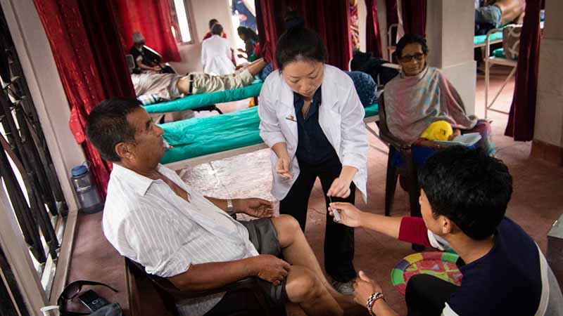 Acupuncture Relief Project  | Good Health Nepal | Yun Xiao